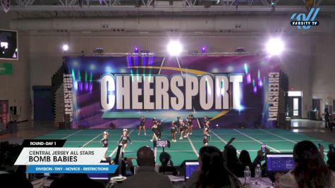 Central Jersey All Stars - Bomb Babies [2024 L1 Tiny - Novice - Restrictions Day 1] 2024 CHEERSPORT Toms River Classic