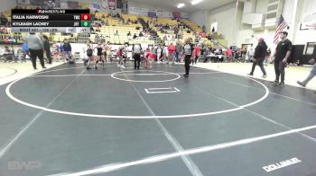 126 lbs Quarterfinal - Italia Karwoski, Tahlequah Wrestling Club vs Kyleagh Lackey, Jay Junior High