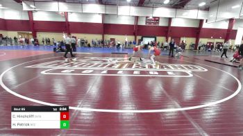 125 lbs Quarterfinal - Cameron Hinchcliff, Oneonta vs Hughes Patrick, New England College