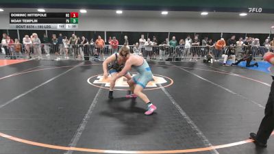 190 lbs Round Of 64 - Dominic Hittepole, NC vs Noah Templin, PA