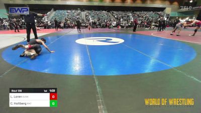 83 lbs Semifinal - Luke Loren, Sunkist Kids Monster Garage vs Cody Holtberg, Mat Time