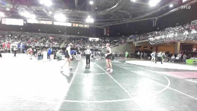 190 lbs Champ. Round 2 - Eli Noah, Tri-Valley vs Hunter Metcalf, Melba