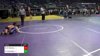 60 lbs Quarterfinal - Maribelle Geist-Rochau, Missouri MatKats vs Marlee Chambers, DC Gold