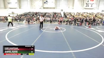 62 lbs Quarterfinal - Cory Kauffman, Mongoose Elite Wrestling vs Gabriel Roggie, Beaver River Wrestling