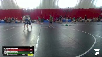 132 lbs Round 4 (16 Team) - Brodrick Phelps, Creston vs Everett Clemens, Lodi