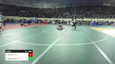 113 lbs Round Of 16 - Tohmi Carney, CowTown Elite vs Caden Rodriguez, Sand Springs