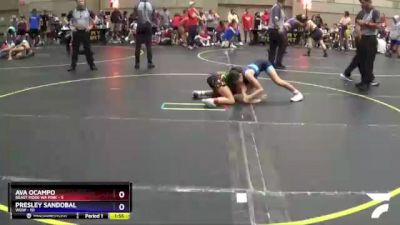 86 lbs Round 3 (8 Team) - Presley Sandobal, WOW vs Ava Ocampo, Beast Mode WA Pink