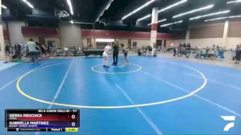 117 lbs Cons. Semi - Sierra Rieschick, Texas vs Gabriella Martinez, Bandit Combat Sports