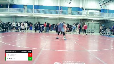 285 lbs Cons. Round 4 - Espinoz Luna, Unattached vs Andre Hunt, Elmhurst University