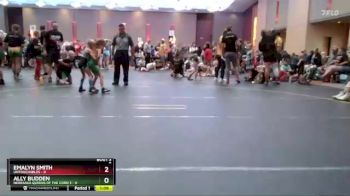 50 lbs Quarterfinals (8 Team) - Ally Budden, Nebraska Queens Of The Corn 3 vs Emalyn Smith, Untouchables
