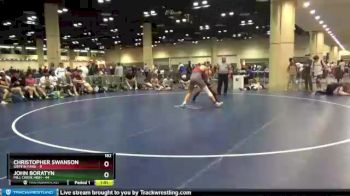 182 lbs Round 4 (10 Team) - Christopher Swanson, Griffin Fang vs John Boratyn, Mill Creek High