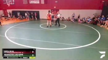 145 lbs Round 1 (8 Team) - Sofia Silva, All American Wrestling Club vs Remington LaFlamme, Cypress Wrestling Club