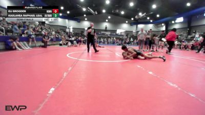 126 lbs Semifinal - Eli Brogden, North Desoto Wrestling Academy vs Kaulahea Raphael Leal, Jflo Trained