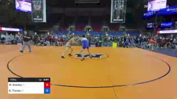 170 lbs Consi Of 64 #2 - Mason Stanley, Ohio vs Brian Thorpe, California