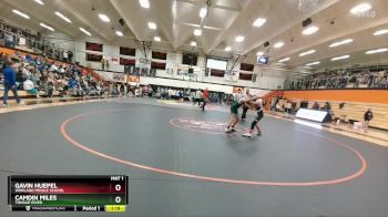 91-93 lbs Round 1 - Gavin Huepel, Worland Middle School vs Camdin Miles, Tongue River