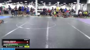48 lbs Round 5 (10 Team) - Cooper Cerefice, Distinguished Green vs Zayne Woodworth, Uprising Gold