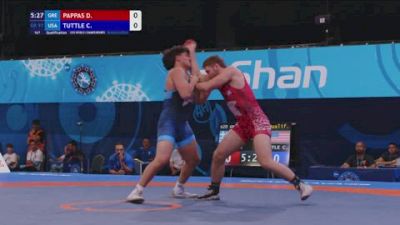 97 kg Qualif. - Dimitrios Pappas, Greece vs Cittadino Tuttle, United States