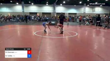 74 lbs Semifinal - Bryson Drennen, Grindhouse Wrestling vs Roman Tuttle, Virginia