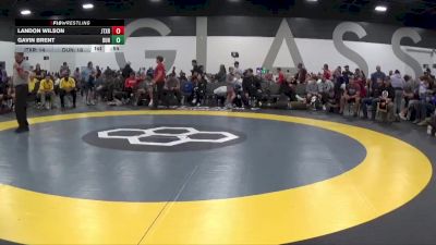 100 lbs Round 3 (6 Team) - Landon Wilson, Junior Terps Xtreme vs Gavin Brent, Dundee Wrestling