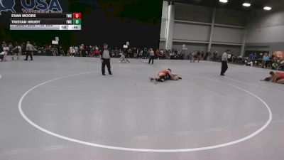 157 lbs Cons. Rd Of 16 - Evan Moore, Tuttle Wrestling Club vs Tristan Hruby, Frontier Wrestling Club