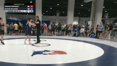 60 kg Champ. Rd Of 64 - Keenan Enriquez, Silverback Wrestling Club vs Mason Gillispie, Team B1G Wrestling