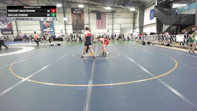 120 lbs Round Of 16 - Vincent Mastrianni, NY vs Dallas Owens, WV