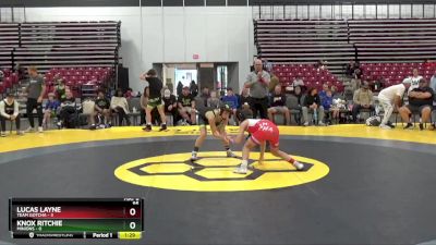 95 lbs Round 3 (8 Team) - Lucas Layne, Team Gotcha vs Knox Ritchie, Minions