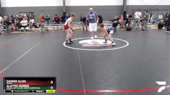 98 lbs 3rd Place Match - Zander Allen, NWWC vs Klayten Gerber, Enumclaw Yellow Jackets Wrestling Club