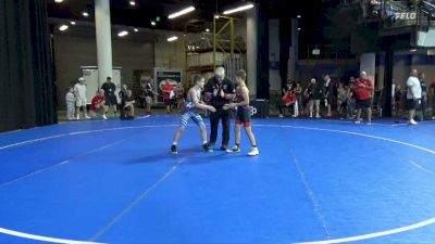 98 lbs Cons. Quarters - Wesley Woodside, Well Trained vs Troy Evans, Team PA