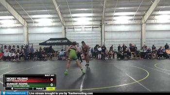 150/170 Round 3 - Gunnar Adams, Adams Trained Wrestling vs Mickey Yelding, West Michigan Pursuit