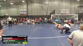 110 lbs Finals (8 Team) - Cooper Franklin, Iowa Gold vs Cash Watson, Nebraska Black