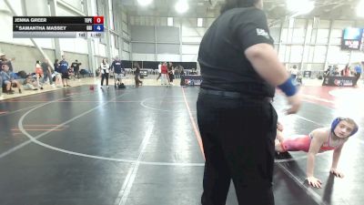 46 kg Champ. Rd Of 32 - Jenna Greer, Team Pennsylvania vs Samantha Massey, Gorilla Grapplers Inc