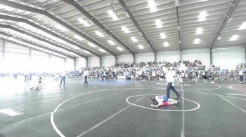 43 lbs Quarterfinal - Zane Staggs, Westside WC vs Niko Ortega, Desert Dogs WC