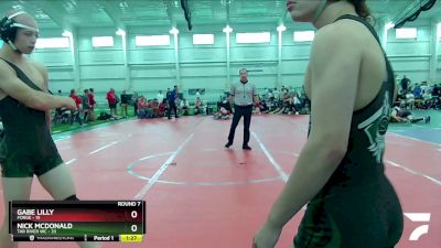 157 lbs Round 7 (8 Team) - Nick McDonald, Tar River WC vs Gabe Lilly, Forge