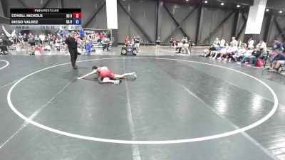 138 lbs Covell Nichols, Kansas Blue vs Diego Valdez, California Blue