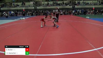 75 lbs Champ. Round 1 - Harper Hamacher, Grynd Wrestling vs Gabriel Becker, Askren Wrestling Academy