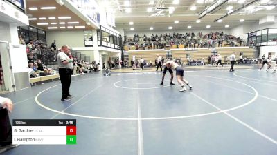 125 lbs Consi Of 16 #2 - Bobby Gardner, Clarion vs Isaac Hampton, Navy