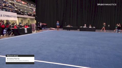 Arianna Farris - Women's Group, All American Gymnastics Academy - 2021 Women's Xcel Region 4 Championships