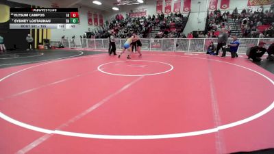 155 lbs Cons. Round 4 - Elysum Campos, Eleanor Roosevelt vs Sydney Lostaunau, Bishop Amat