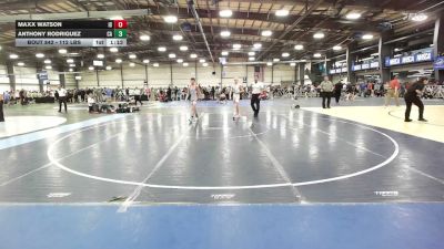 112 lbs Round Of 32 - Maxx Watson, ID vs Anthony Rodriguez, CA