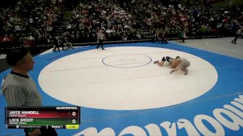165 lbs Quarterfinal - Lock Smoot, Woods Cross vs Jayce Wandell, Cedar Valley