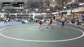 190 lbs Champ. Round 1 - Tanner Allan, Douglass HS vs Paxton Willett, Silver Lake HS