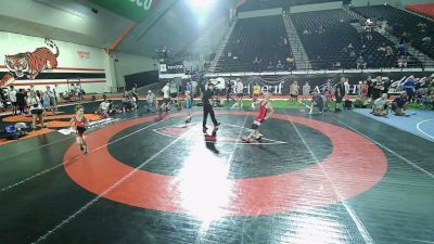 55 lbs 2nd Place Match - Cash Wilson, Oregon vs Aspen Zamitalo, Wisconsin