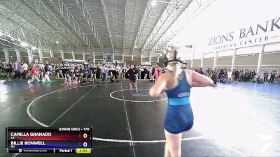 170 lbs Quarterfinal - Camilla Granado, CA vs Billie Bonwell, NV