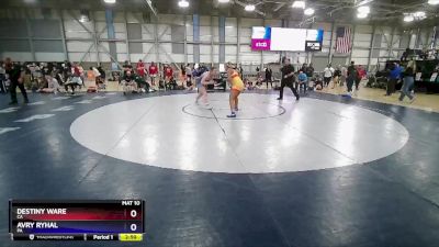 72 lbs Cons. Round 1 - Destiny Ware, CA vs Avry Ryhal, PA