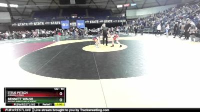 98 lbs Quarterfinal - Titus Pitsch, Auburn A-Team vs Bennett Walsh, Ascend Wrestling Academy