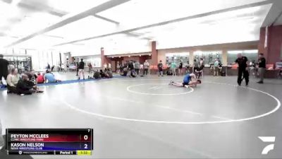 132 lbs Cons. Round 2 - Peyton McClees, Clinic Wrestling FXBG vs Kason Nelson, NOVA Wrestling Club