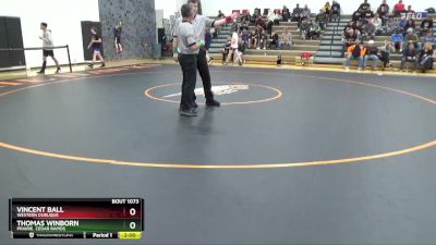 JV-7 lbs Round 2 - Finn O`Hara, Urbandale vs Keaton Goins, Western Dubuque