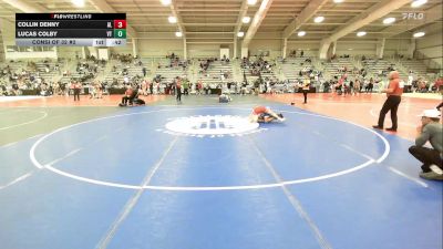 113 lbs Consi Of 32 #2 - Collin Denny, AL vs Lucas Colby, VT