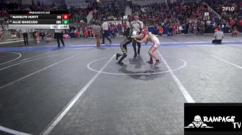 60 lbs Champ. Round 1 - Madelyn Hurtt, Derby vs Allie Mancuso, Hays Wrestling Club